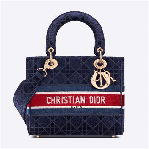 lady dior velvet bag